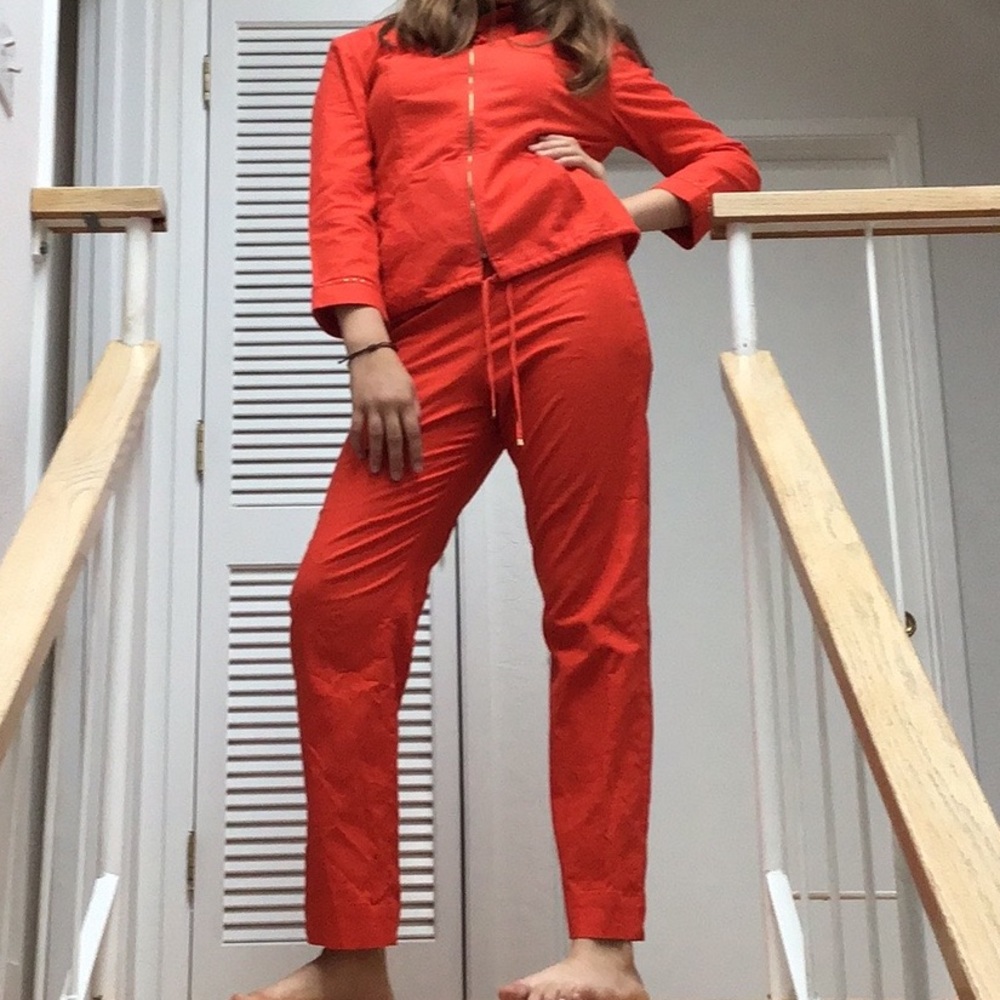 St. John Orange Matching Sport Set